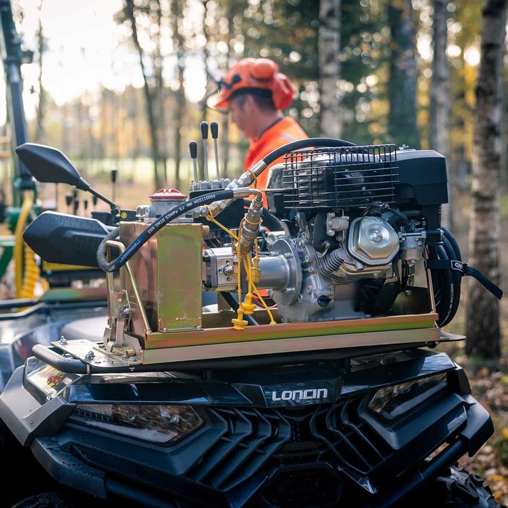 Przyczepa leśna ATV FT36-2T