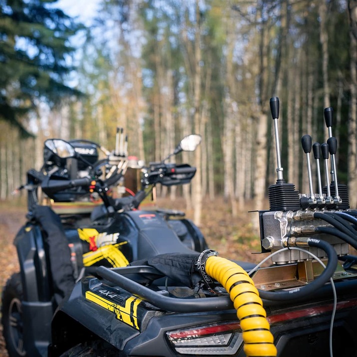 Przyczepa leśna ATV FT36-2T