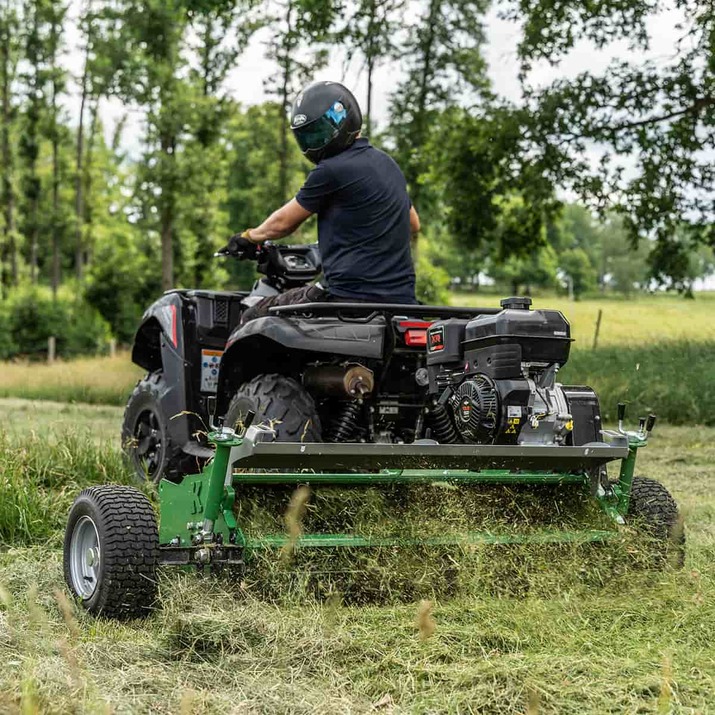 Kosiarka ATV 120 z klapą Briggs and stratton 13,5 KM 