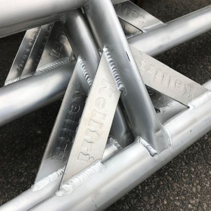 Bramka-pułapka z aluminium z podporami łukowymi
