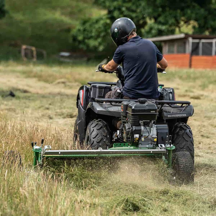 Kosiarka ATV 120 z klapą Briggs and stratton 13,5 KM 