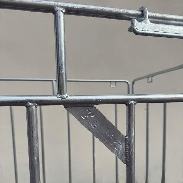 Stojak do worków na drewno opałowe, do palet Euro i Hydro 