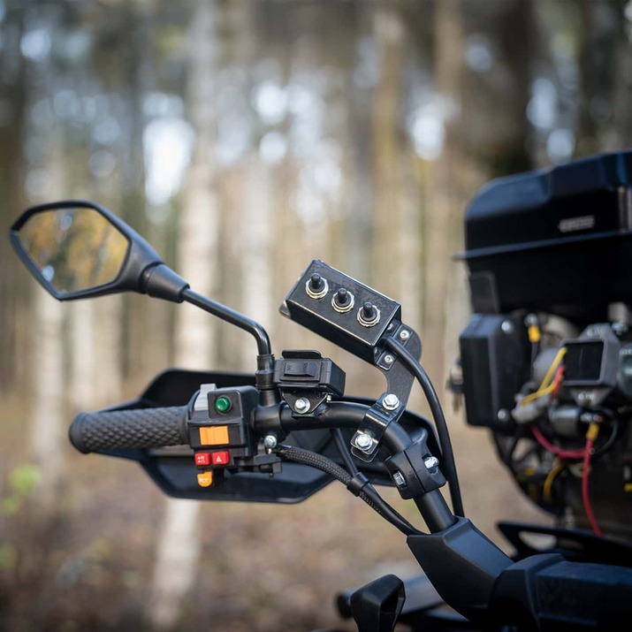 Przyczepa leśna ATV 3 tony z żurawiem 4,2 m