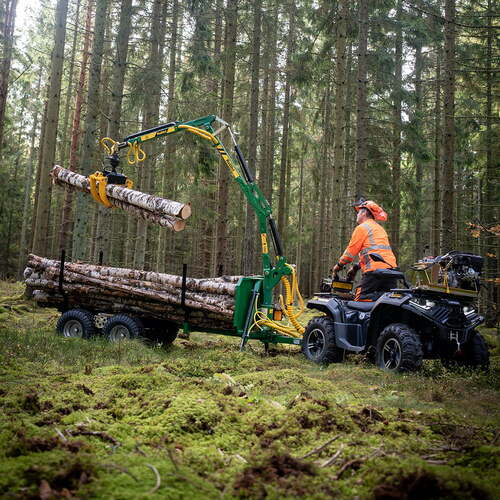 Przyczepa leśna ATV F36DFR-2T