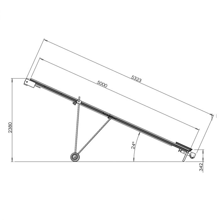 Transporter drewna 5,0 m