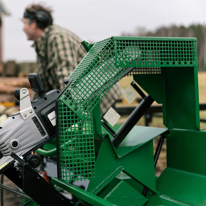 Elektryczny kombajn do drewna opałowego