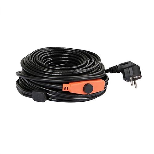 Kabel grzewczy z wtyczką i termostatem 230 V, 49 m