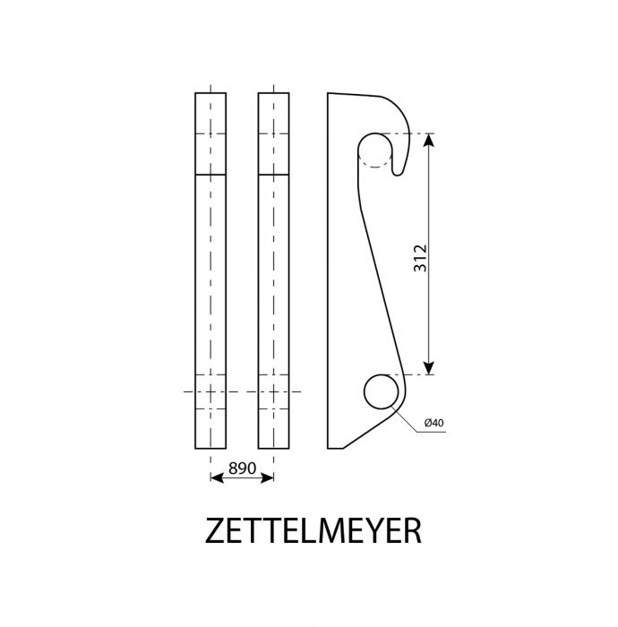 Mocowanie spawane Zettelmeyer 30 mm