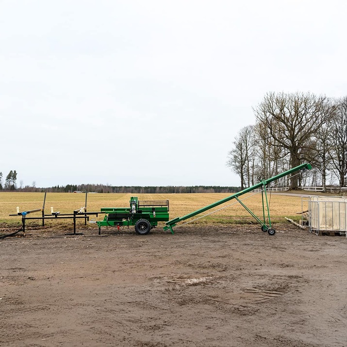 Elektryczny kombajn do drewna opałowego