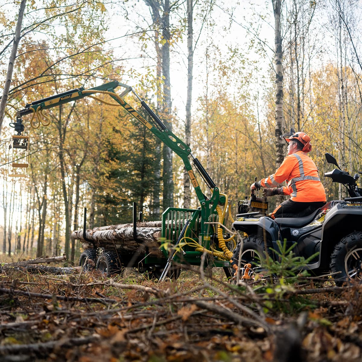 Przyczepa leśna ATV FT36-2T