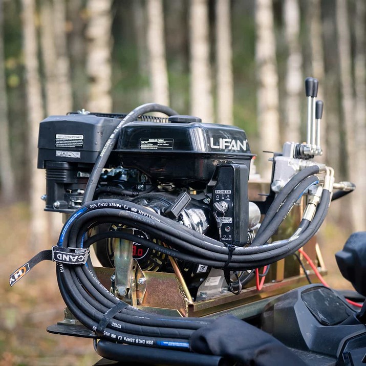 Przyczepa leśna ATV FT36-2T