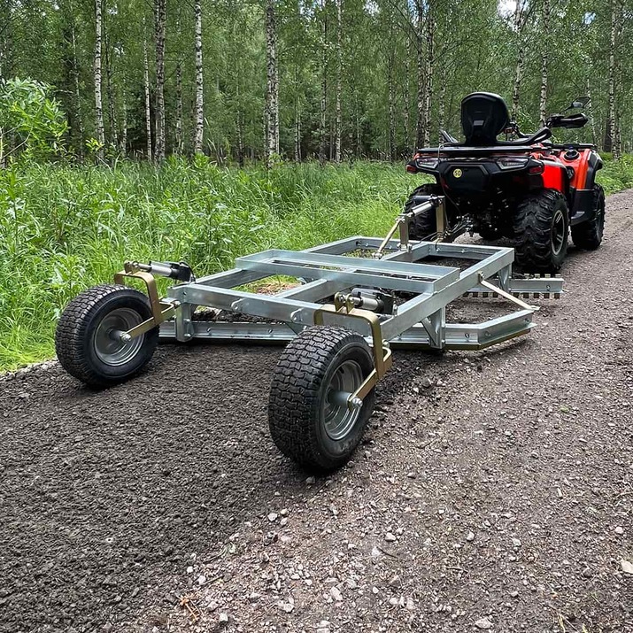 Równiarka drogowa 3-lemieszowa z elektryczną funkcją opuszczania podnoszenia