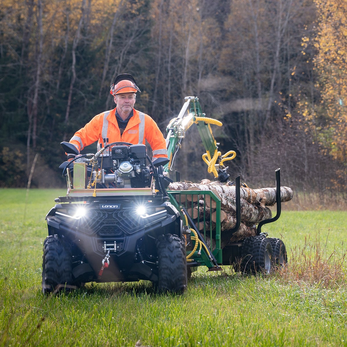 Przyczepa leśna ATV FT42DFR-2T 