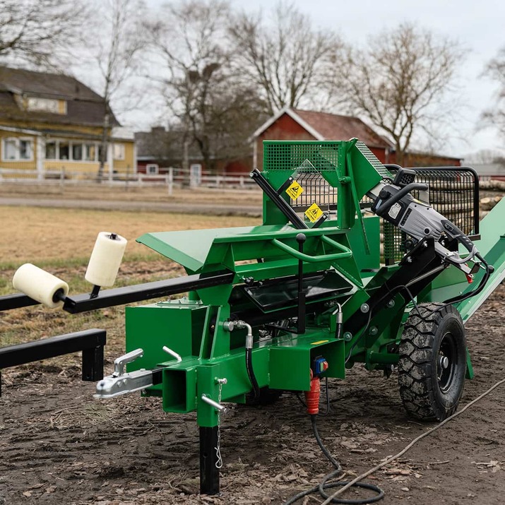 Elektryczny kombajn do drewna opałowego