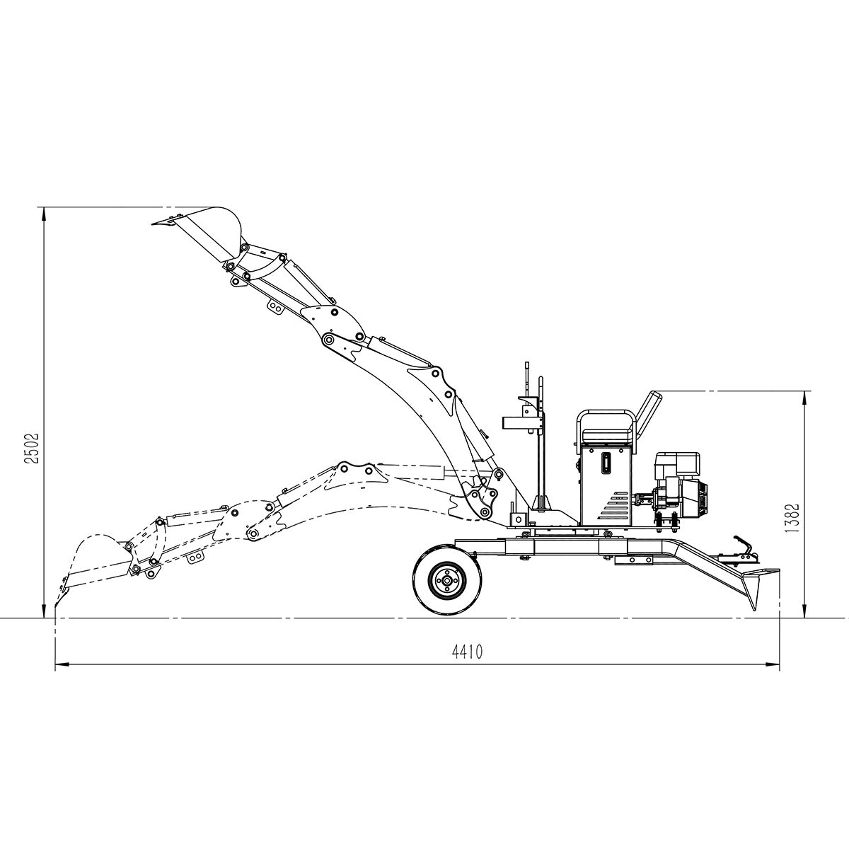 Koparka modułowa 360 ATV 