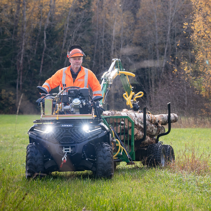 Przyczepa leśna ATV FT36-2T