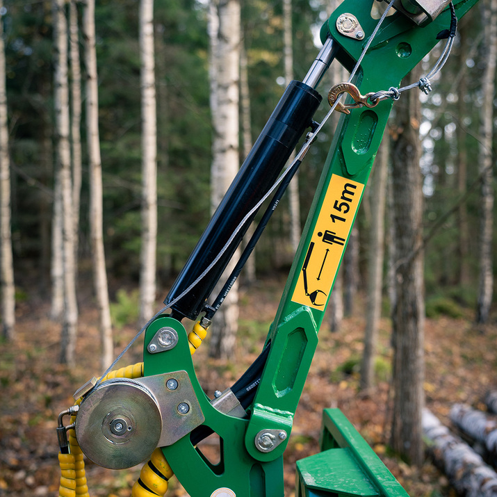 Przyczepa leśna ATV FT36-2T