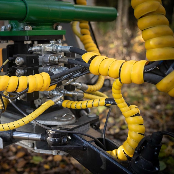 Przyczepa leśna ATV 3 tony z żurawiem 4,2 m