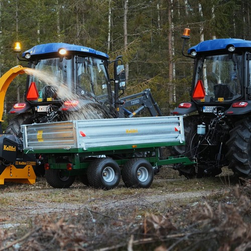 Przyczepa z wywrotem 2,5 tony, galwanizowana