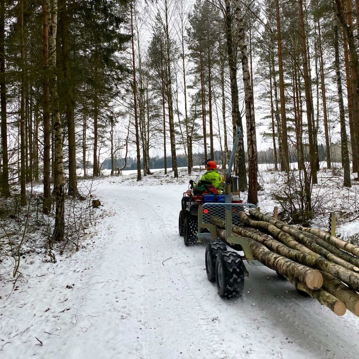 Przyczepa leśna z wywrotem ATV PRO, Tower2+