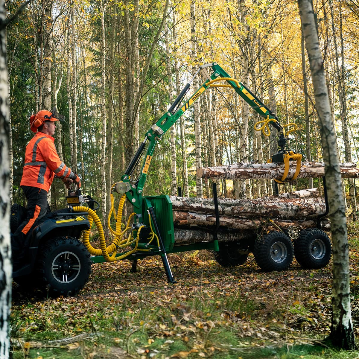 Przyczepa leśna ATV FT42DFR-2T 