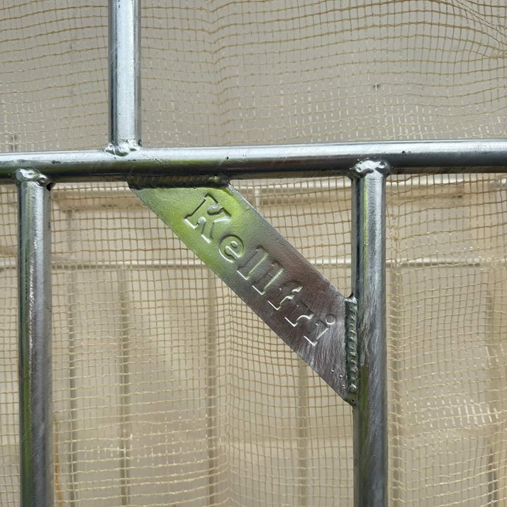 Stojak do worków na drewno opałowe, do palet Euro i Hydro 