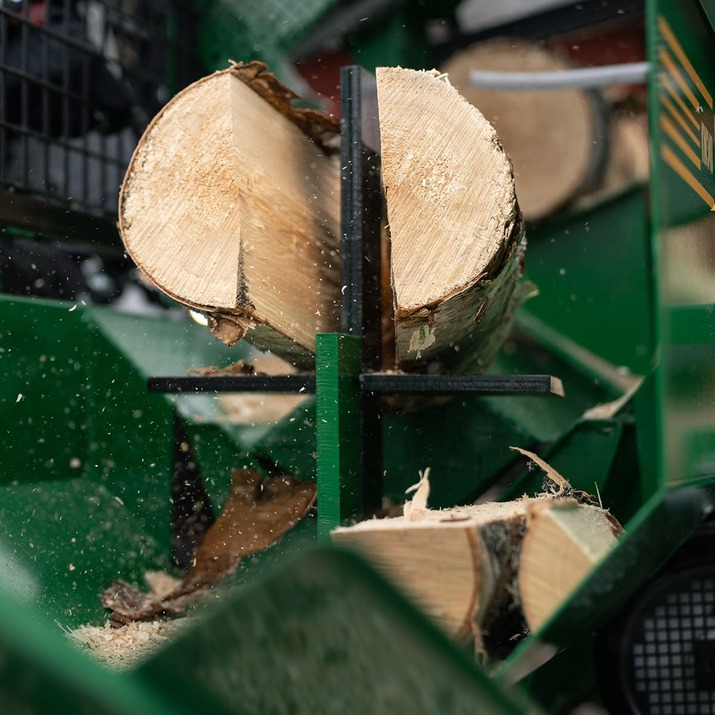 Elektryczny kombajn do drewna opałowego