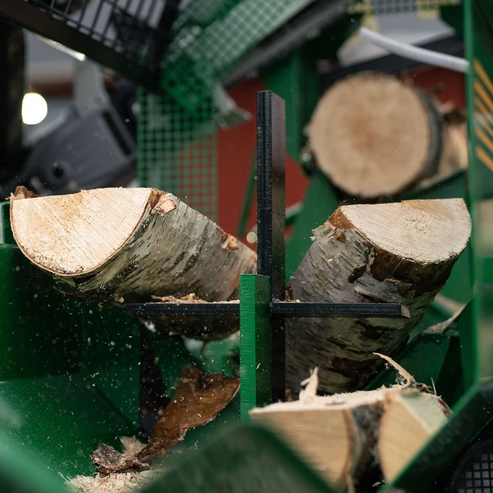 Elektryczny kombajn do drewna opałowego