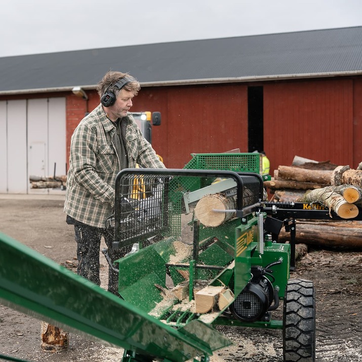 Elektryczny kombajn do drewna opałowego