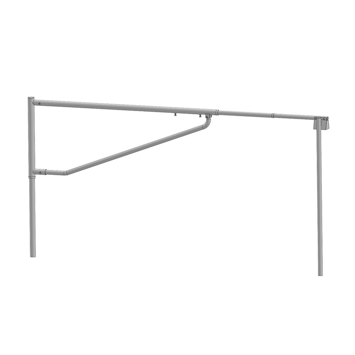 Szlaban teleskopowy 3,5 - 5,5 m 