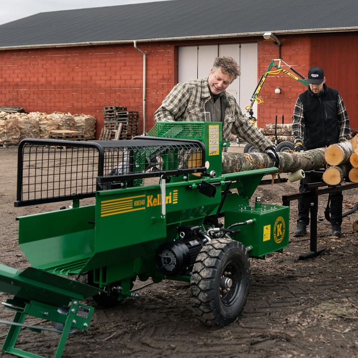 Elektryczny kombajn do drewna opałowego