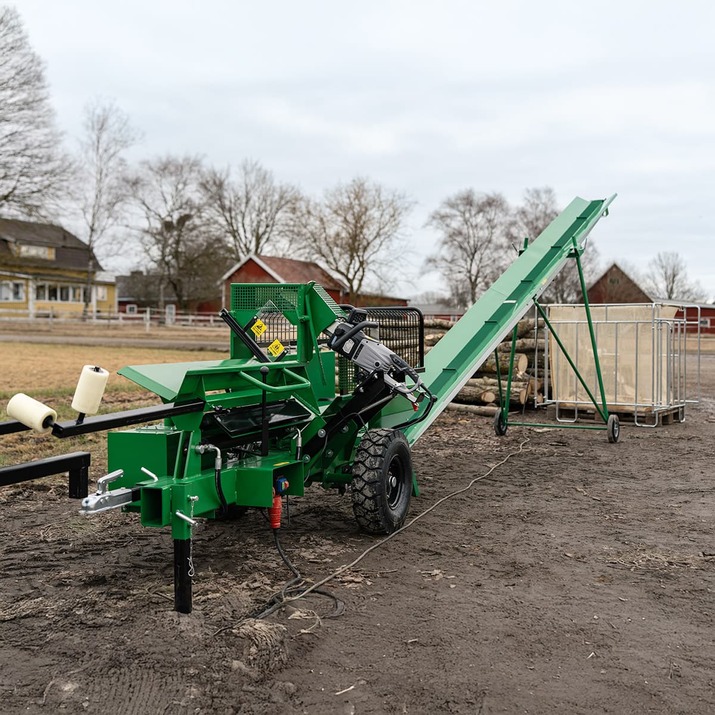 Elektryczny kombajn do drewna opałowego