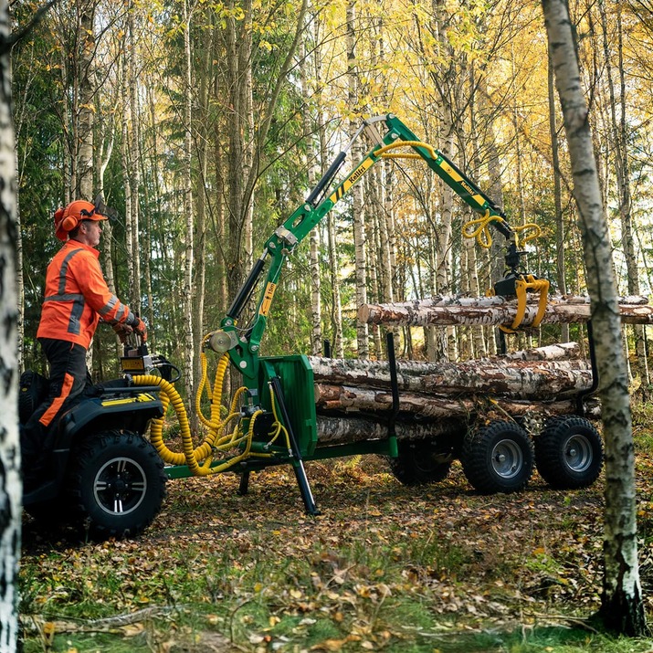 Przyczepa leśna ATV FT36-2T